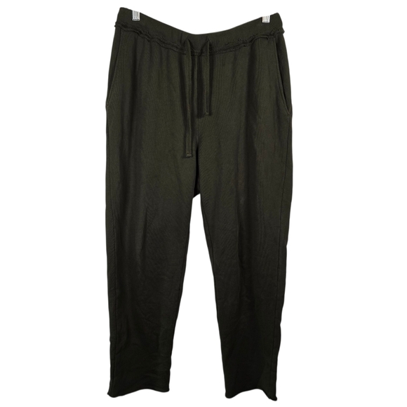 Eileen Fisher Pants - Eileen Fisher Olive Green Sweatpant Drawstring Waist StraightLeg Stretchy SizePM